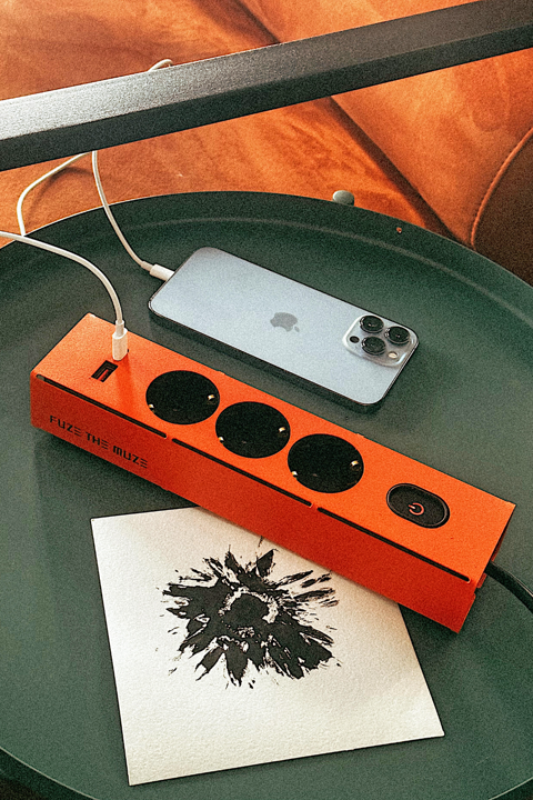 Muze 2.0 Mandarin Hızlı Şarjlı Grup Priz - 2 metre