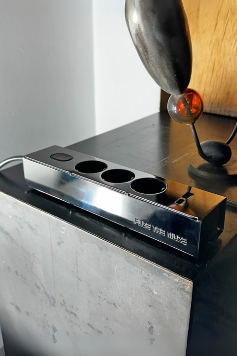 Muze 2.0 Chrome Hızlı Şarjlı Grup Priz - 3 metre