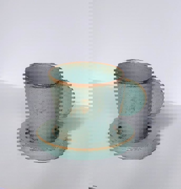 Otantik Turkuaz Fincan